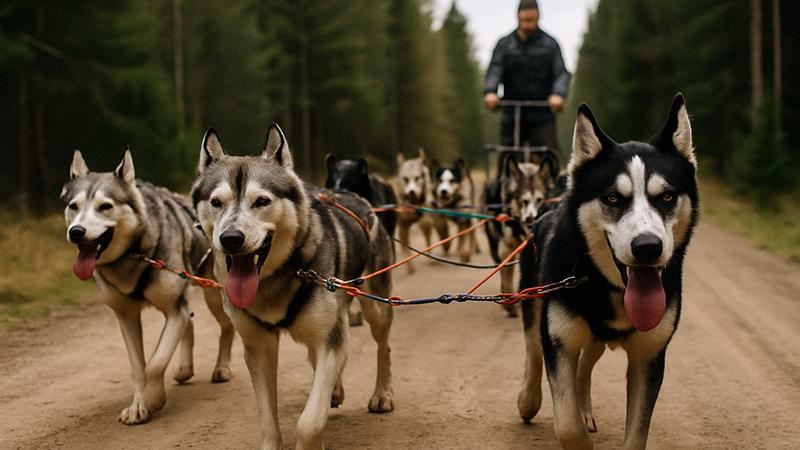 Le cœur de l’attelage : comprendre le rôle unique de chaque chien